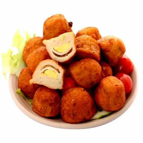 Hình ảnh Trứng cút chả cá