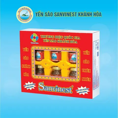 Hình ảnh Nước yến Khánh Hòa Sanest Hộp 6 lọ Kiêng 