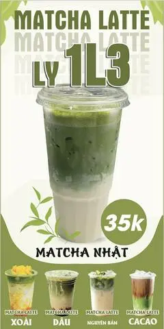 Hình ảnh MATCHA LATTE 1.3 LÍT