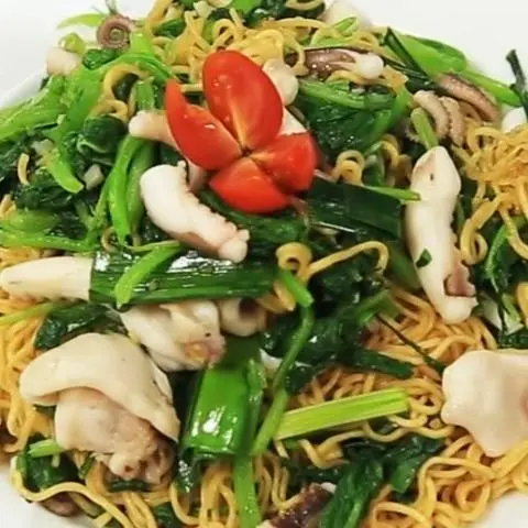 Hình ảnh Mì xào hải sản