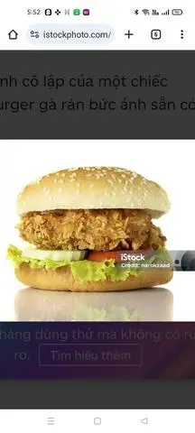 Hình ảnh hamburger trứng ốp la