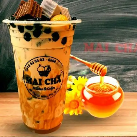 Hình ảnh Trà sữa caramel mật ong