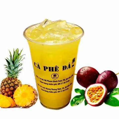 Hình ảnh Thơm + Chanh Dây Ép 500ml