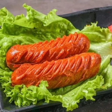 Hình ảnh 4 Xúc xích Đức chiên + 1 Khoai lang Nhật