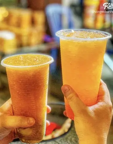 Hình ảnh Trà Thái Đỏ Mật Ong Đá Xay