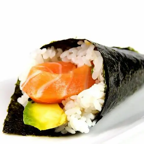 Hình ảnh Sake avo temaki