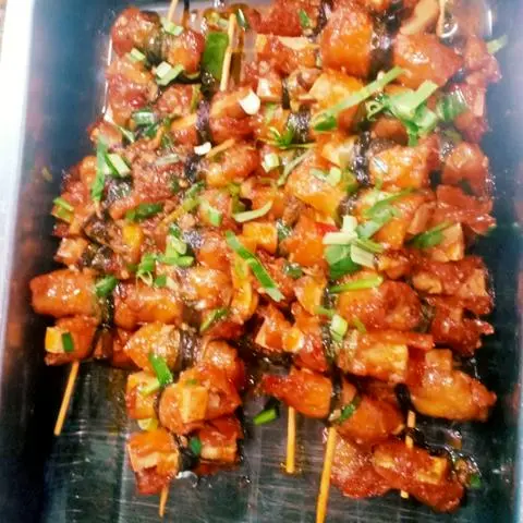 Hình ảnh cơm chay thịt lụi chay