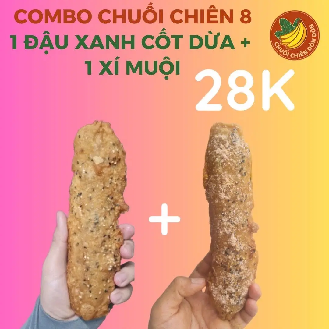 Hình ảnh 1 chuối xí muội - 1 chuối đậu xanh