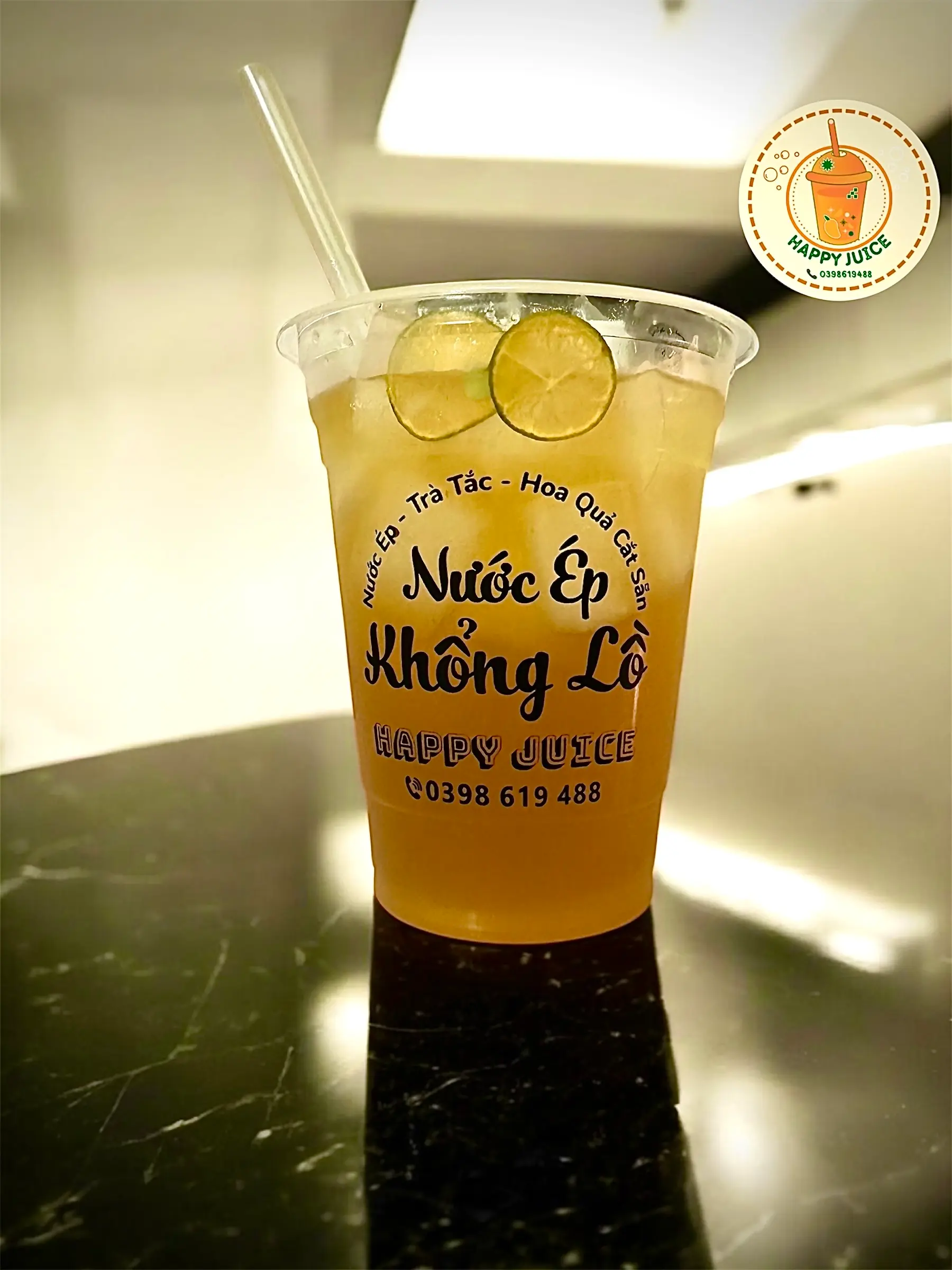 Hình ảnh Trà chanh khổng lồ ( mix thạch con cá)
