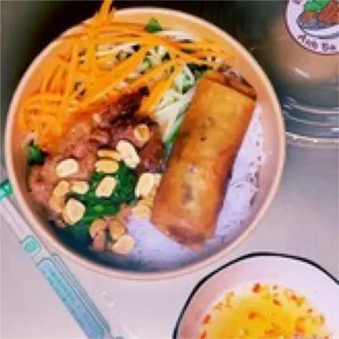 Hình ảnh Bún thịt nướng - chả giò