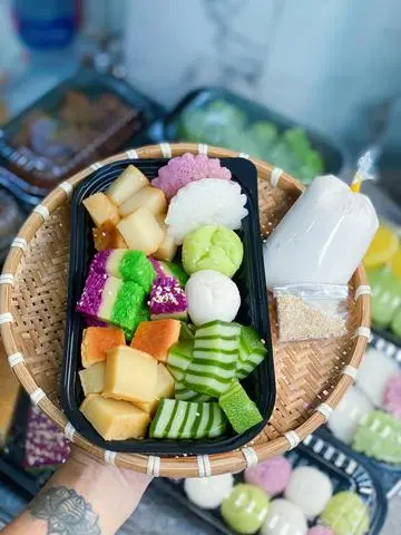 Hình ảnh Set (2Bông- 2Tre - Da Lợn - Khoai - Xôi - Đậu) + Cốt dừa