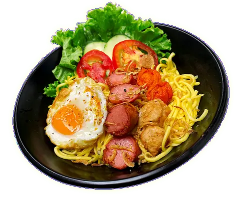 Hình ảnh Mì trộn cá viên