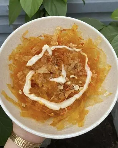 Hình ảnh Bánh tráng bơ trộn