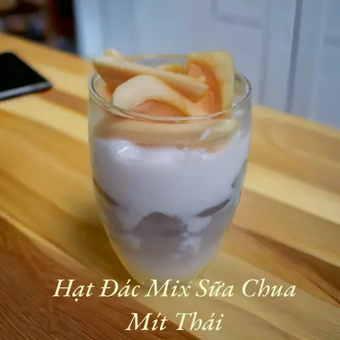 Hình ảnh Hạc Đác Mix Sữa Chua Mít Thái 