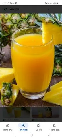 Hình ảnh Ép thơm - cà rốt
