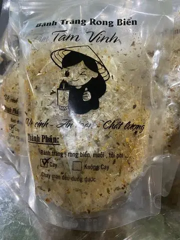 Hình ảnh Bánh tráng trộn rong biển 