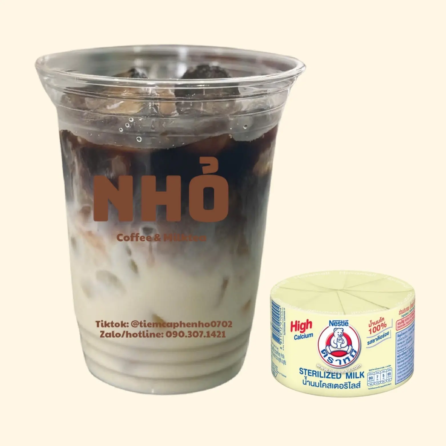 Hình ảnh Phê sữa Gấu
