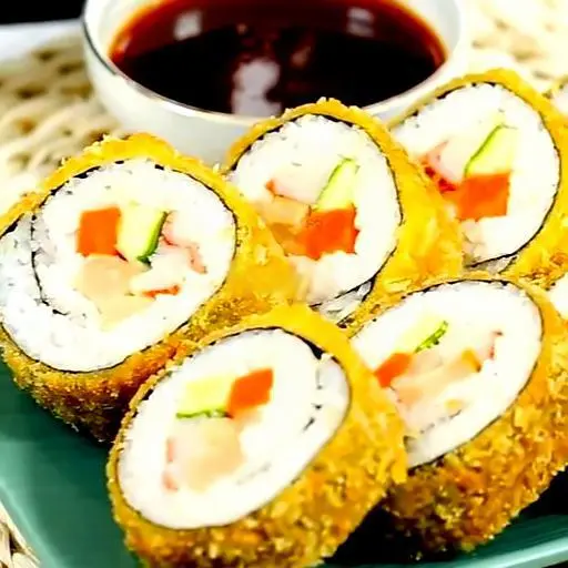 Hình ảnh Kimbap Chiên Giòn