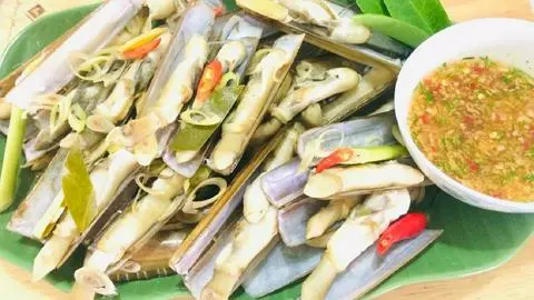 Hình ảnh Ốc móng tay hấp