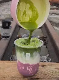 Hình ảnh Matcha latte khoai môn tươi size L