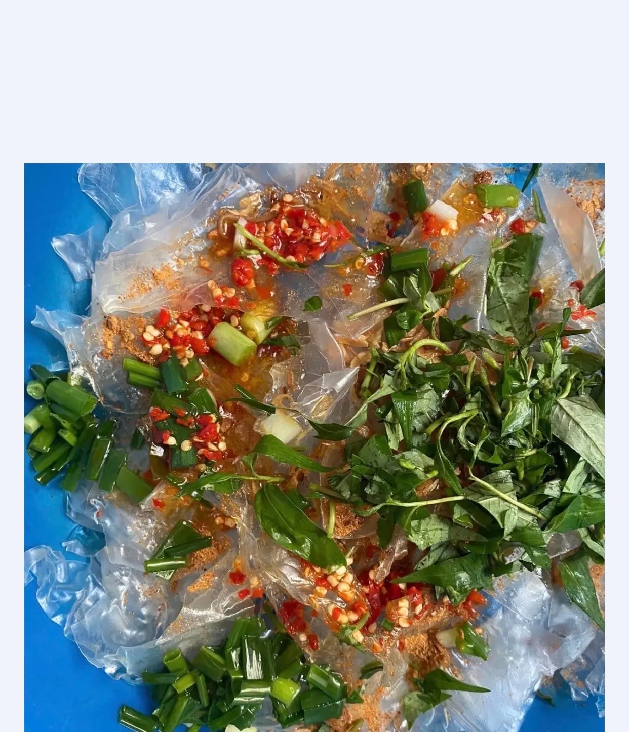 Hình ảnh bánh phơi sương trộn muối chay 