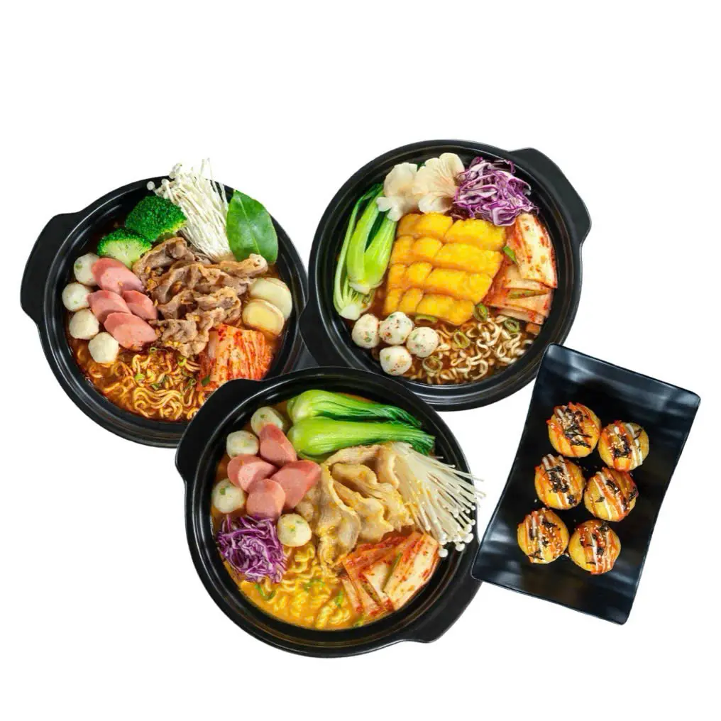 Hình ảnh COMBO 4: (3 MÌ BẤT KÌ , TẶNG KIMBAP HOẶC TAKOYAKI)