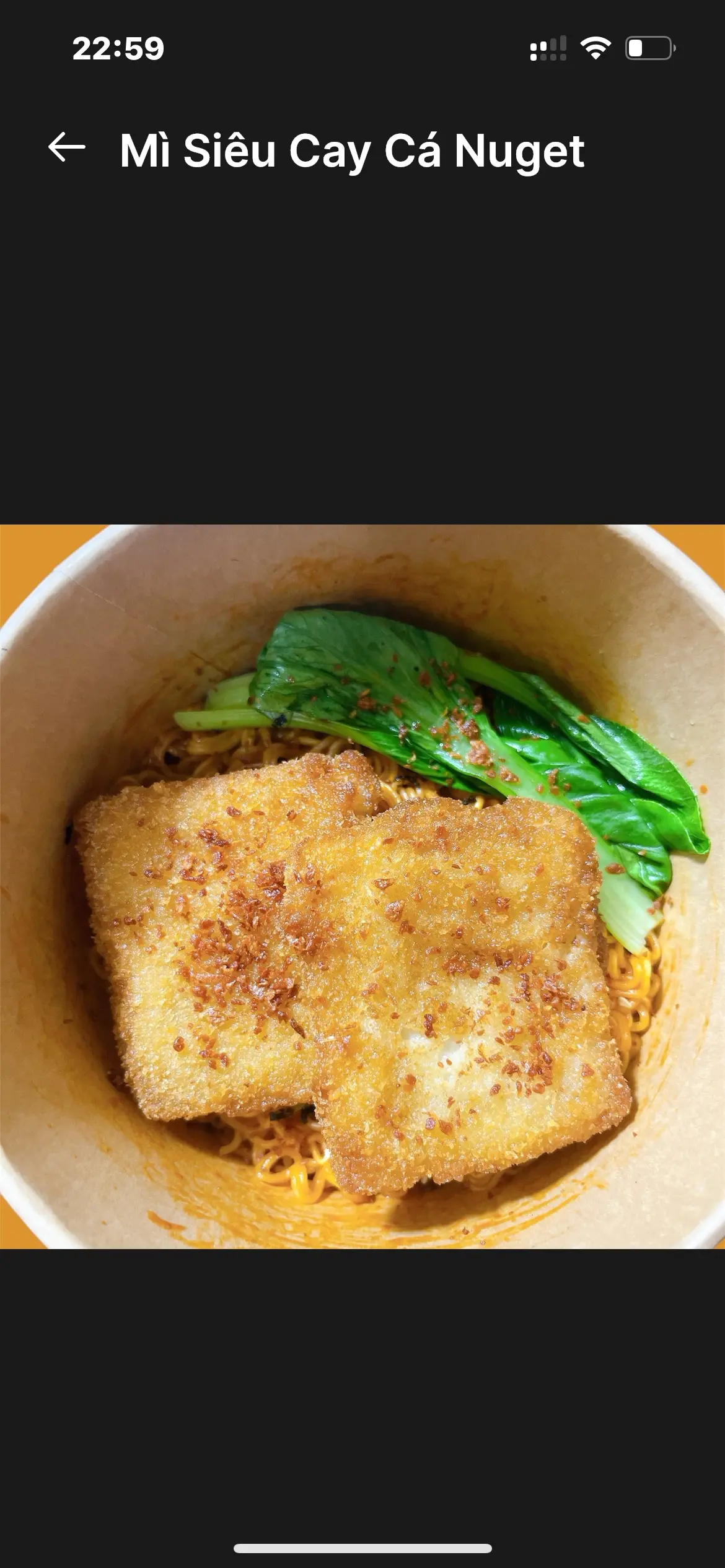 Hình ảnh Mì Tương Đen Cá Nuget