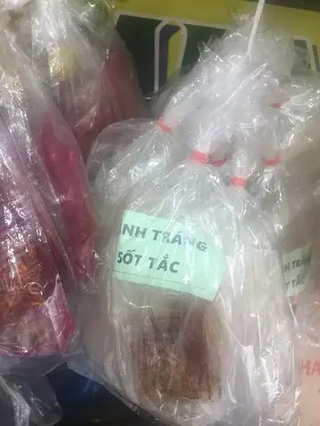 Hình ảnh bánh tráng siêu dẻo sốt tắc 