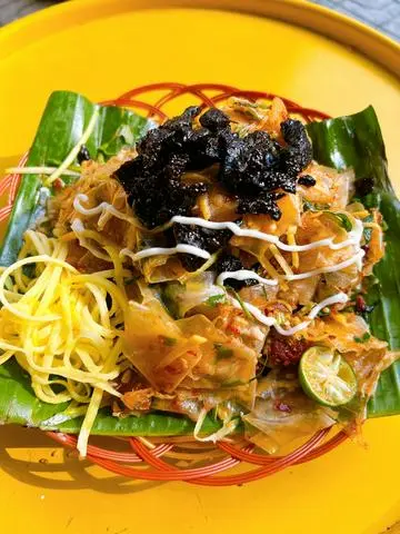 Hình ảnh Bánh tráng khô bò đen - sốt bơ