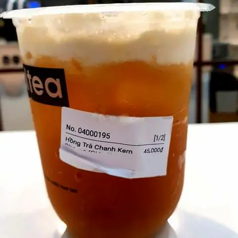 Hình ảnh Hồng Trà Chanh Kem Cheese