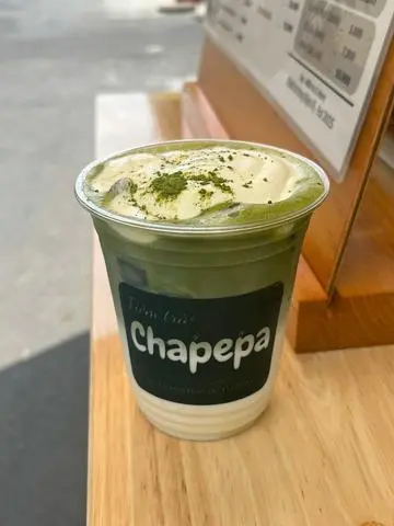Hình ảnh Matcha latte kem muối