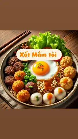Hình ảnh [TẶNG XÚC XÍCH VƯỜN BIA NHẬP KHẨU TỪ ĐỨC] Mì trộn Thập cẩm Xốt Mắm tỏi