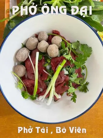 Hình ảnh Phở tái bò viên