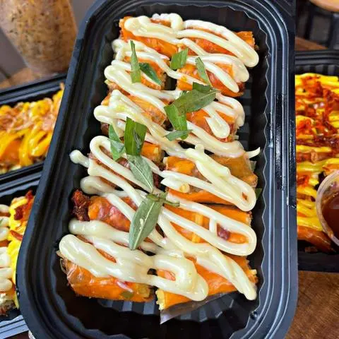 Hình ảnh Bánh tráng đỏ Cuốn đầy đủ ( lớn )