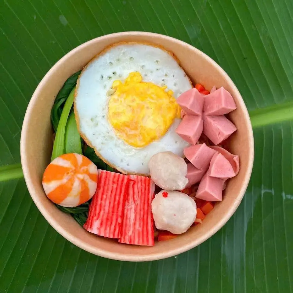 Hình ảnh Mì Trộn Indo 6 Bò Viên 