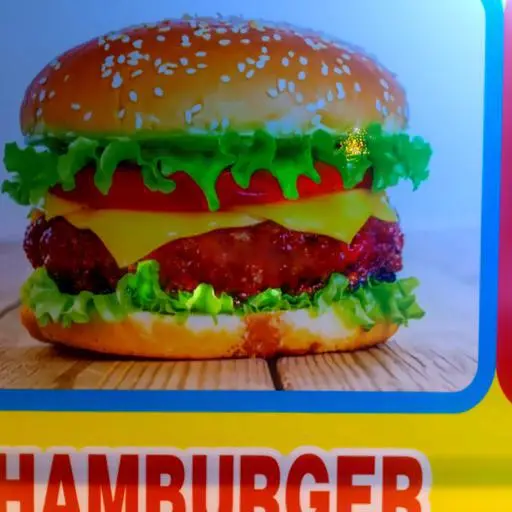 Hình ảnh Hamburger bò phô mai