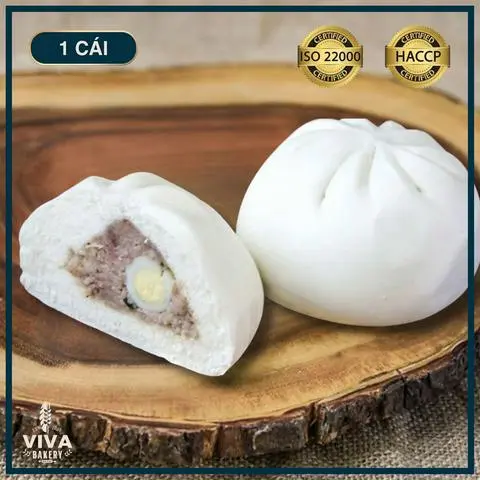 Hình ảnh Bánh Bao Thịt Trứng Cút (1 Cái)