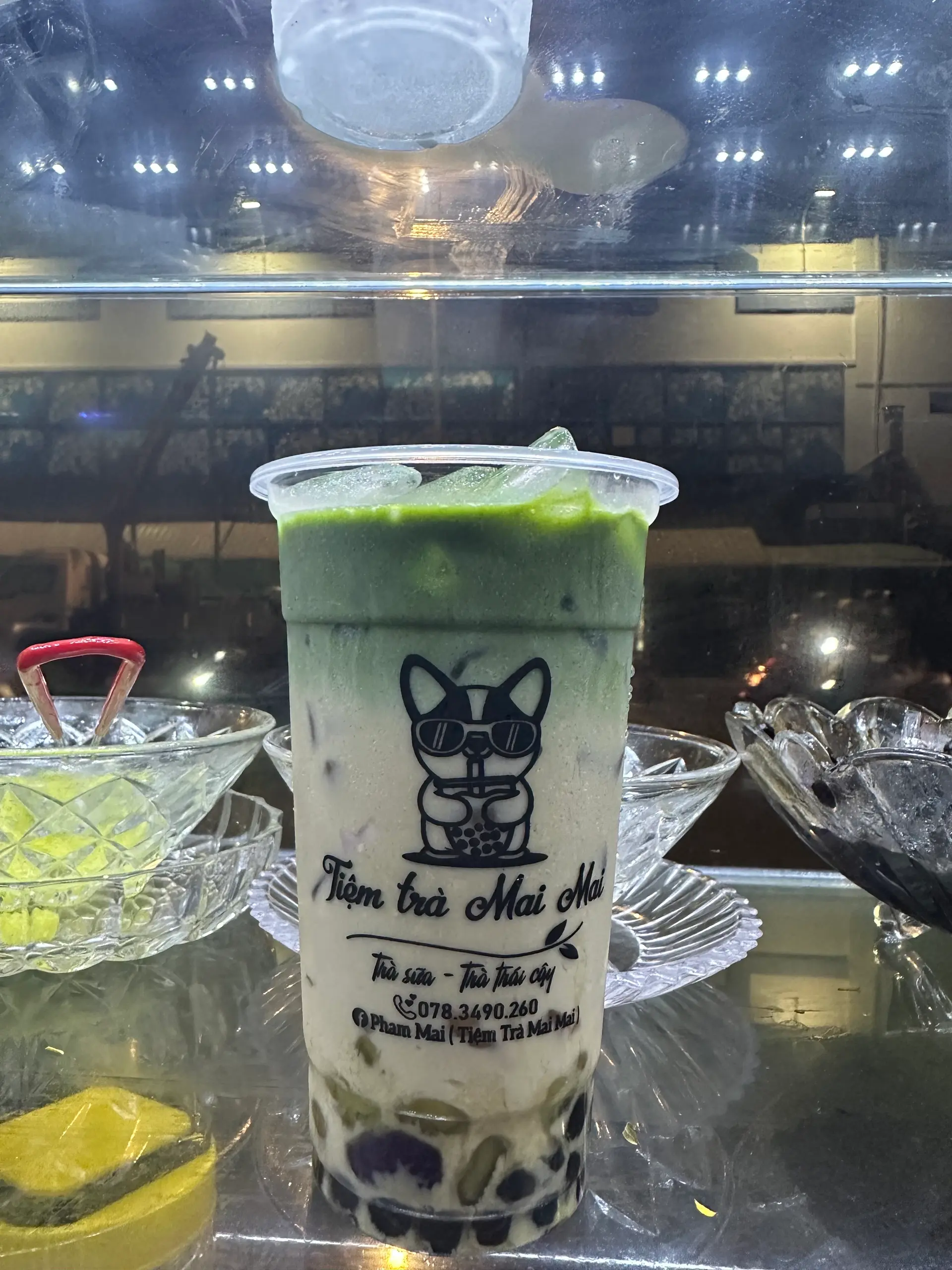 Hình ảnh Trà sữa matcha fulltopping