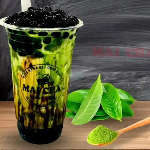 Hình ảnh Sữa tươi Matcha trân châu đường đen