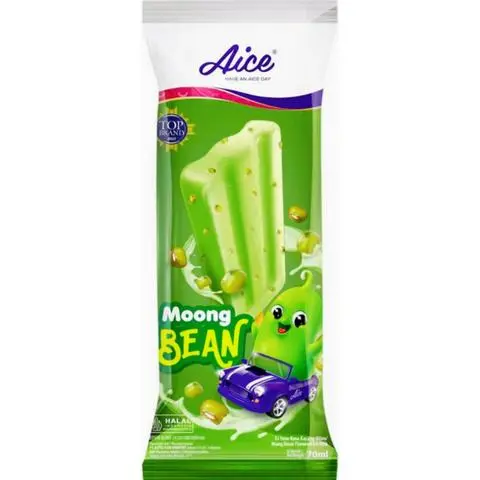 Hình ảnh Kem Aice Đậu Xanh Có Nhân Đậu Xanh Thơm Ngon Béo Ngậy / Moong Bean 70ml Chính Hãng Thơm Ngon