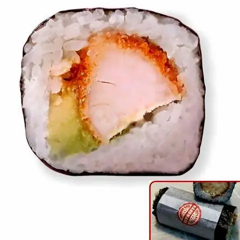 Hình ảnh [HOT] Gà chiên giòn và bơ sushi roll