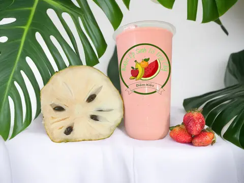 Hình ảnh Sinh Tố Mãng Cầu Dâu