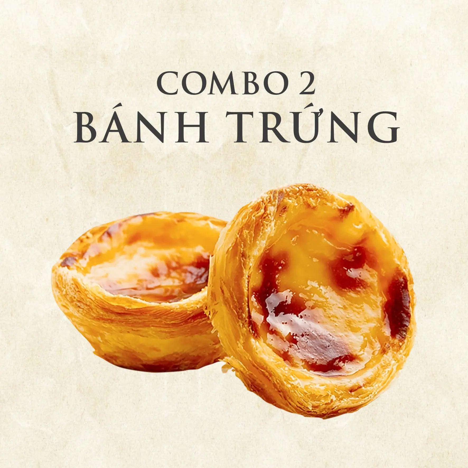 Hình ảnh Combo 02 Bánh Tart Trứng