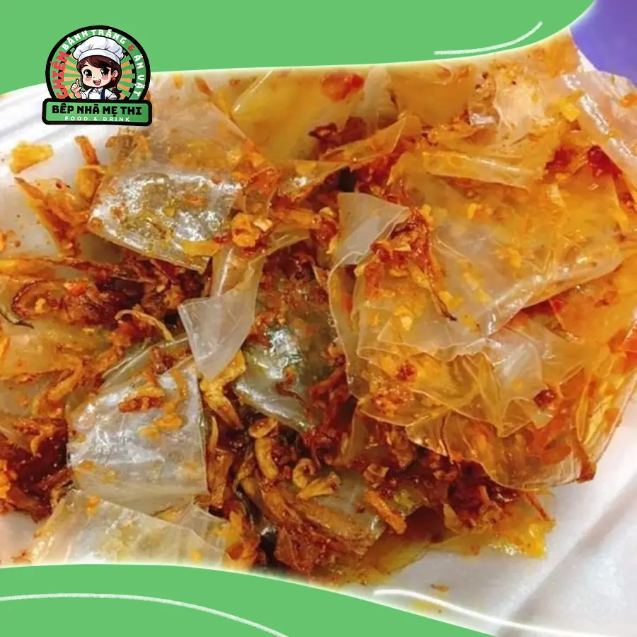 Hình ảnh Bánh tráng dẻo (Muối, hành phi, sate.tắc )