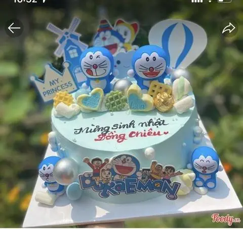 Hình ảnh bánh Doreamon 17cm 229