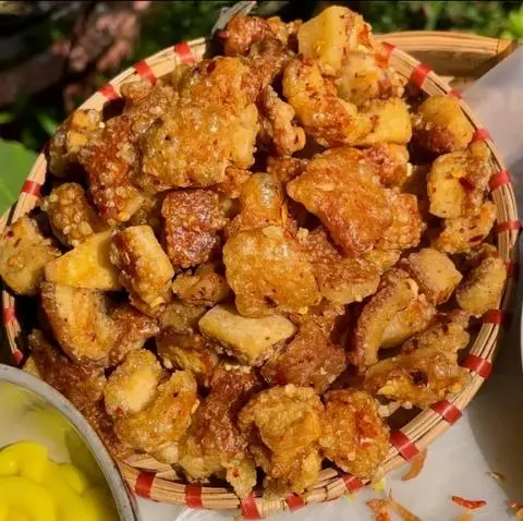 Hình ảnh Tóp mỡ rim mắm tỏi ớt 100gr