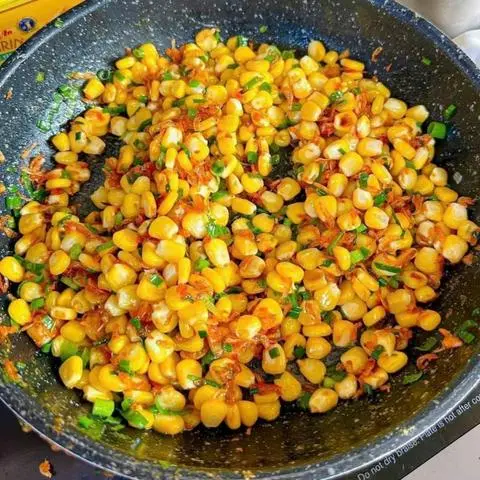 Hình ảnh Bắp Mỹ Xào Bơ Tép
