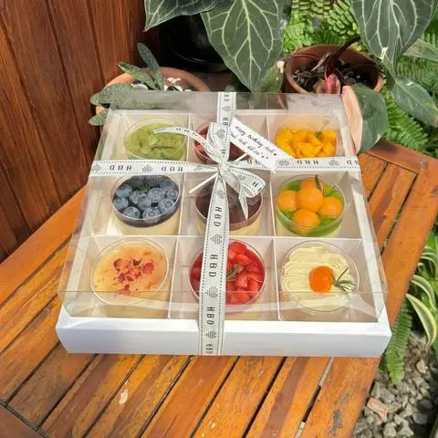 Hình ảnh SET 9 BÁNH MOUSSE MIX VỊ SIÊU XINH (TẶNG FULL SET PHỤ KIỆN)