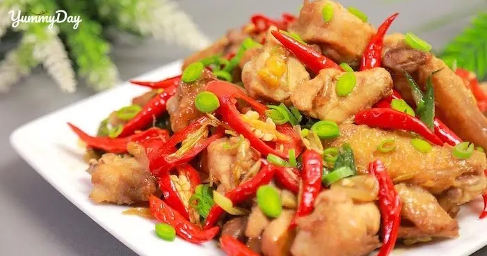 Hình ảnh Cánh gà xào sả ớt
