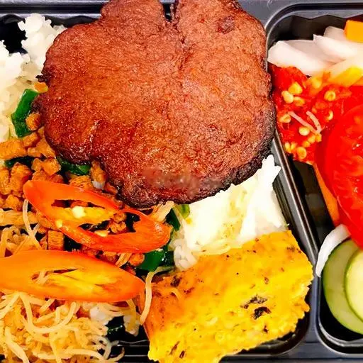 Hình ảnh Cơm tấm "Sà bì chưởng" (Cơm chay)